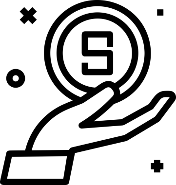 Web, Uygulama, UI / UX, Mobil Arayüz, Akıllı Teknoloji Tasarımı, Dijital Markalaşma, Kullanıcı Etkileşimi Sembolü ve Temiz Tek Renk Biçiminde Modern Grafik Elementi içeren PNG Biçimli El Simgesi Logosu