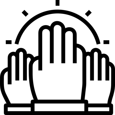 Web, Uygulama, UI / UX, Mobil Arayüz, Akıllı Teknoloji Tasarımı, Dijital Markalaşma, Kullanıcı Etkileşimi Sembolü ve Temiz Tek Renk Biçiminde Modern Grafik Elementi içeren PNG Biçimli El Simgesi Logosu