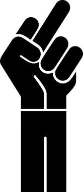 Web, Uygulama, UI / UX, Mobil Arayüz, Akıllı Teknoloji Tasarımı, Dijital Markalaşma, Kullanıcı Etkileşimi Sembolü ve Temiz Tek Renk Biçiminde Modern Grafik Elementi içeren PNG Biçimli El Simgesi Logosu