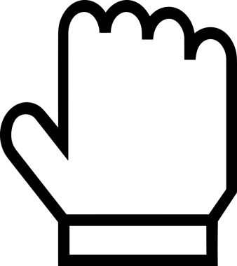 Web, Uygulama, UI / UX, Mobil Arayüz, Akıllı Teknoloji Tasarımı, Dijital Markalaşma, Kullanıcı Etkileşimi Sembolü ve Temiz Tek Renk Biçiminde Modern Grafik Elementi içeren PNG Biçimli El Simgesi Logosu