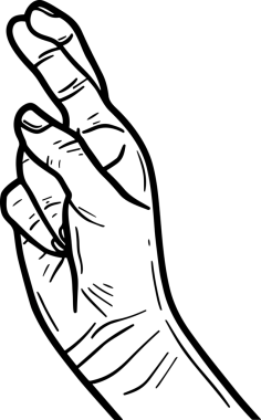 Web, Uygulama, UI / UX, Mobil Arayüz, Akıllı Teknoloji Tasarımı, Dijital Markalaşma, Kullanıcı Etkileşimi Sembolü ve Temiz Tek Renk Biçiminde Modern Grafik Elementi içeren PNG Biçimli El Simgesi Logosu