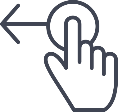 Web, Uygulama, UI / UX, Mobil Arayüz, Akıllı Teknoloji Tasarımı, Dijital Markalaşma, Kullanıcı Etkileşimi Sembolü ve Temiz Tek Renk Biçiminde Modern Grafik Elementi içeren PNG Biçimli El Simgesi Logosu