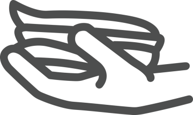 Web, Uygulama, UI / UX, Mobil Arayüz, Akıllı Teknoloji Tasarımı, Dijital Markalaşma, Kullanıcı Etkileşimi Sembolü ve Temiz Tek Renk Biçiminde Modern Grafik Elementi içeren PNG Biçimli El Simgesi Logosu