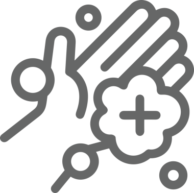 Web, Uygulama, UI / UX, Mobil Arayüz, Akıllı Teknoloji Tasarımı, Dijital Markalaşma, Kullanıcı Etkileşimi Sembolü ve Temiz Tek Renk Biçiminde Modern Grafik Elementi içeren PNG Biçimli El Simgesi Logosu