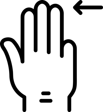 Web, Uygulama, UI / UX, Mobil Arayüz, Akıllı Teknoloji Tasarımı, Dijital Markalaşma, Kullanıcı Etkileşimi Sembolü ve Temiz Tek Renk Biçiminde Modern Grafik Elementi içeren PNG Biçimli El Simgesi Logosu