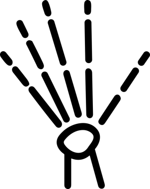 Web, Uygulama, UI / UX, Mobil Arayüz, Akıllı Teknoloji Tasarımı, Dijital Markalaşma, Kullanıcı Etkileşimi Sembolü ve Temiz Tek Renk Biçiminde Modern Grafik Elementi içeren PNG Biçimli El Simgesi Logosu