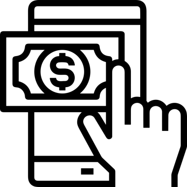 Web, Uygulama, UI / UX, Mobil Arayüz, Akıllı Teknoloji Tasarımı, Dijital Markalaşma, Kullanıcı Etkileşimi Sembolü ve Temiz Tek Renk Biçiminde Modern Grafik Elementi içeren PNG Biçimli El Simgesi Logosu