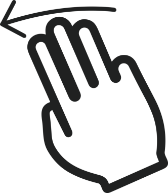 Web, Uygulama, UI / UX, Mobil Arayüz, Akıllı Teknoloji Tasarımı, Dijital Markalaşma, Kullanıcı Etkileşimi Sembolü ve Temiz Tek Renk Biçiminde Modern Grafik Elementi içeren PNG Biçimli El Simgesi Logosu