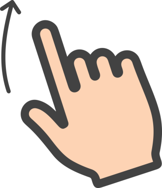 Web, Uygulama, UI / UX, Mobil Arayüz, Akıllı Teknoloji Tasarımı, Dijital Markalaşma, Kullanıcı Etkileşimi Sembolü ve Temiz Tek Renk Biçiminde Modern Grafik Elementi içeren PNG Biçimli El Simgesi Logosu