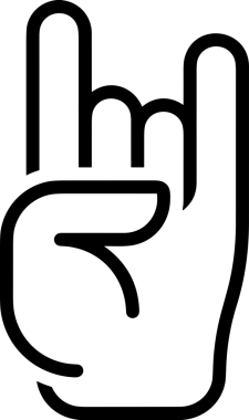 Web, Uygulama, UI / UX, Mobil Arayüz, Akıllı Teknoloji Tasarımı, Dijital Markalaşma, Kullanıcı Etkileşimi Sembolü ve Temiz Tek Renk Biçiminde Modern Grafik Elementi içeren PNG Biçimli El Simgesi Logosu