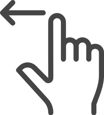 Web, Uygulama, UI / UX, Mobil Arayüz, Akıllı Teknoloji Tasarımı, Dijital Markalaşma, Kullanıcı Etkileşimi Sembolü ve Temiz Tek Renk Biçiminde Modern Grafik Elementi içeren PNG Biçimli El Simgesi Logosu