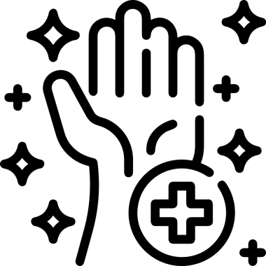 Web, Uygulama, UI / UX, Mobil Arayüz, Akıllı Teknoloji Tasarımı, Dijital Markalaşma, Kullanıcı Etkileşimi Sembolü ve Temiz Tek Renk Biçiminde Modern Grafik Elementi içeren PNG Biçimli El Simgesi Logosu