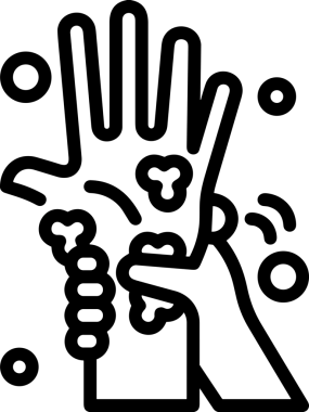 Web, Uygulama, UI / UX, Mobil Arayüz, Akıllı Teknoloji Tasarımı, Dijital Markalaşma, Kullanıcı Etkileşimi Sembolü ve Temiz Tek Renk Biçiminde Modern Grafik Elementi içeren PNG Biçimli El Simgesi Logosu