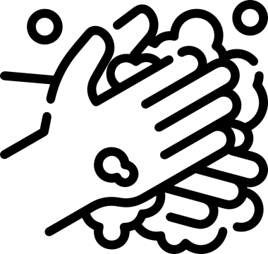 Web, Uygulama, UI / UX, Mobil Arayüz, Akıllı Teknoloji Tasarımı, Dijital Markalaşma, Kullanıcı Etkileşimi Sembolü ve Temiz Tek Renk Biçiminde Modern Grafik Elementi içeren PNG Biçimli El Simgesi Logosu