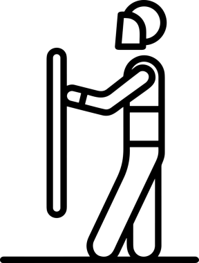 Web, Uygulama, UI / UX, Mobil Arayüz, Akıllı Teknoloji Tasarımı, Dijital Markalaşma, Kullanıcı Etkileşimi Sembolü ve Temiz Tek Renk Biçiminde Modern Grafik Elementi içeren PNG Biçimli El Simgesi Logosu