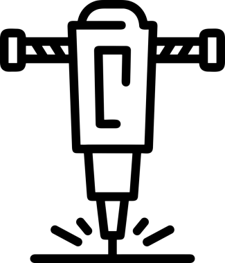 Web, Uygulama, UI / UX, Mobil Arayüz, Akıllı Teknoloji Tasarımı, Dijital Markalaşma, Kullanıcı Etkileşimi Sembolü ve Temiz Tek Renk Biçiminde Modern Grafik Elementi içeren PNG Biçimli El Simgesi Logosu