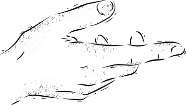 Web, Uygulama, UI / UX, Mobil Arayüz, Akıllı Teknoloji Tasarımı, Dijital Markalaşma, Kullanıcı Etkileşimi Sembolü ve Temiz Tek Renk Biçiminde Modern Grafik Elementi içeren PNG Biçimli El Simgesi Logosu