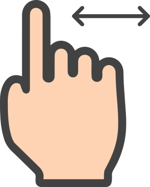 Web, Uygulama, UI / UX, Mobil Arayüz, Akıllı Teknoloji Tasarımı, Dijital Markalaşma, Kullanıcı Etkileşimi Sembolü ve Temiz Tek Renk Biçiminde Modern Grafik Elementi içeren PNG Biçimli El Simgesi Logosu