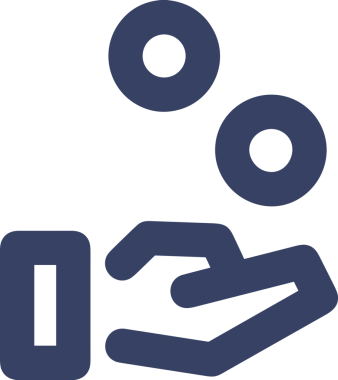 Web, Uygulama, UI / UX, Mobil Arayüz, Akıllı Teknoloji Tasarımı, Dijital Markalaşma, Kullanıcı Etkileşimi Sembolü ve Temiz Tek Renk Biçiminde Modern Grafik Elementi içeren PNG Biçimli El Simgesi Logosu