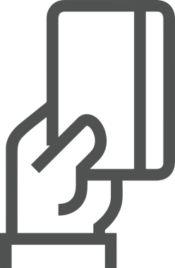 Web, Uygulama, UI / UX, Mobil Arayüz, Akıllı Teknoloji Tasarımı, Dijital Markalaşma, Kullanıcı Etkileşimi Sembolü ve Temiz Tek Renk Biçiminde Modern Grafik Elementi içeren PNG Biçimli El Simgesi Logosu