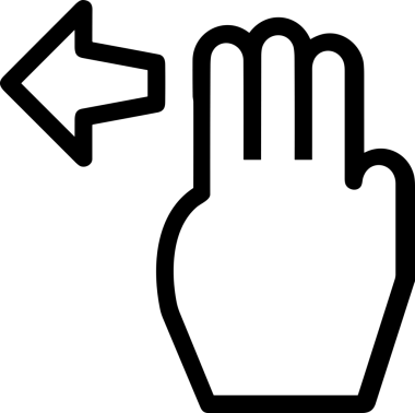 Web, Uygulama, UI / UX, Mobil Arayüz, Akıllı Teknoloji Tasarımı, Dijital Markalaşma, Kullanıcı Etkileşimi Sembolü ve Temiz Tek Renk Biçiminde Modern Grafik Elementi içeren PNG Biçimli El Simgesi Logosu