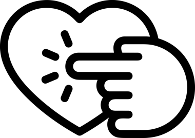 Web, Uygulama, UI / UX, Mobil Arayüz, Akıllı Teknoloji Tasarımı, Dijital Markalaşma, Kullanıcı Etkileşimi Sembolü ve Temiz Tek Renk Biçiminde Modern Grafik Elementi içeren PNG Biçimli El Simgesi Logosu
