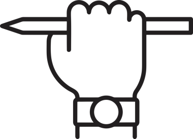 Web, Uygulama, UI / UX, Mobil Arayüz, Akıllı Teknoloji Tasarımı, Dijital Markalaşma, Kullanıcı Etkileşimi Sembolü ve Temiz Tek Renk Biçiminde Modern Grafik Elementi içeren PNG Biçimli El Simgesi Logosu