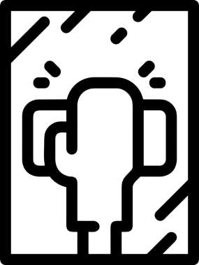 Web, Uygulama, UI / UX, Mobil Arayüz, Akıllı Teknoloji Tasarımı, Dijital Markalaşma, Kullanıcı Etkileşimi Sembolü ve Temiz Tek Renk Biçiminde Modern Grafik Elementi içeren PNG Biçimli El Simgesi Logosu