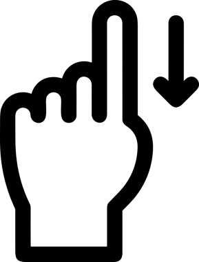 Web, Uygulama, UI / UX, Mobil Arayüz, Akıllı Teknoloji Tasarımı, Dijital Markalaşma, Kullanıcı Etkileşimi Sembolü ve Temiz Tek Renk Biçiminde Modern Grafik Elementi içeren PNG Biçimli El Simgesi Logosu