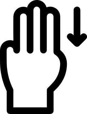 Web, Uygulama, UI / UX, Mobil Arayüz, Akıllı Teknoloji Tasarımı, Dijital Markalaşma, Kullanıcı Etkileşimi Sembolü ve Temiz Tek Renk Biçiminde Modern Grafik Elementi içeren PNG Biçimli El Simgesi Logosu