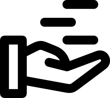 Web, Uygulama, UI / UX, Mobil Arayüz, Akıllı Teknoloji Tasarımı, Dijital Markalaşma, Kullanıcı Etkileşimi Sembolü ve Temiz Tek Renk Biçiminde Modern Grafik Elementi içeren PNG Biçimli El Simgesi Logosu