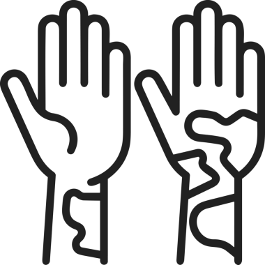 Web, Uygulama, UI / UX, Mobil Arayüz, Akıllı Teknoloji Tasarımı, Dijital Markalaşma, Kullanıcı Etkileşimi Sembolü ve Temiz Tek Renk Biçiminde Modern Grafik Elementi içeren PNG Biçimli El Simgesi Logosu