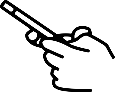 Web, Uygulama, UI / UX, Mobil Arayüz, Akıllı Teknoloji Tasarımı, Dijital Markalaşma, Kullanıcı Etkileşimi Sembolü ve Temiz Tek Renk Biçiminde Modern Grafik Elementi içeren PNG Biçimli El Simgesi Logosu