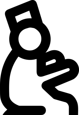 Web, Uygulama, UI / UX, Mobil Arayüz, Akıllı Teknoloji Tasarımı, Dijital Markalaşma, Kullanıcı Etkileşimi Sembolü ve Temiz Tek Renk Biçiminde Modern Grafik Elementi içeren PNG Biçimli El Simgesi Logosu