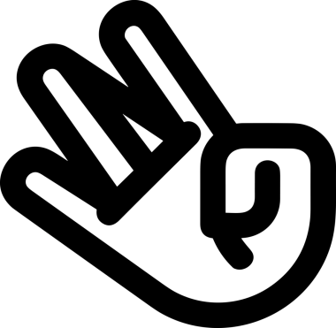Web, Uygulama, UI / UX, Mobil Arayüz, Akıllı Teknoloji Tasarımı, Dijital Markalaşma, Kullanıcı Etkileşimi Sembolü ve Temiz Tek Renk Biçiminde Modern Grafik Elementi içeren PNG Biçimli El Simgesi Logosu