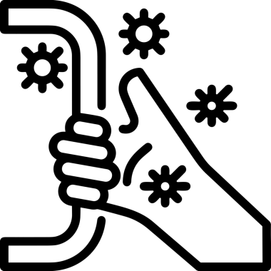 Web, Uygulama, UI / UX, Mobil Arayüz, Akıllı Teknoloji Tasarımı, Dijital Markalaşma, Kullanıcı Etkileşimi Sembolü ve Temiz Tek Renk Biçiminde Modern Grafik Elementi içeren PNG Biçimli El Simgesi Logosu