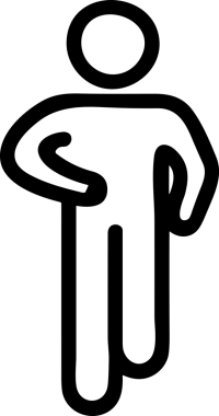 Web, Uygulama, UI / UX, Mobil Arayüz, Akıllı Teknoloji Tasarımı, Dijital Markalaşma, Kullanıcı Etkileşimi Sembolü ve Temiz Tek Renk Biçiminde Modern Grafik Elementi içeren PNG Biçimli El Simgesi Logosu