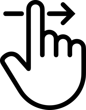 Web, Uygulama, UI / UX, Mobil Arayüz, Akıllı Teknoloji Tasarımı, Dijital Markalaşma, Kullanıcı Etkileşimi Sembolü ve Temiz Tek Renk Biçiminde Modern Grafik Elementi içeren PNG Biçimli El Simgesi Logosu