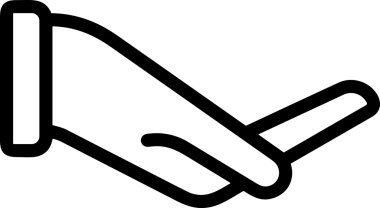 Web, Uygulama, UI / UX, Mobil Arayüz, Akıllı Teknoloji Tasarımı, Dijital Markalaşma, Kullanıcı Etkileşimi Sembolü ve Temiz Tek Renk Biçiminde Modern Grafik Elementi içeren PNG Biçimli El Simgesi Logosu