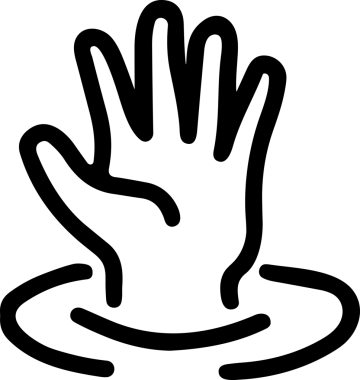 Web, Uygulama, UI / UX, Mobil Arayüz, Akıllı Teknoloji Tasarımı, Dijital Markalaşma, Kullanıcı Etkileşimi Sembolü ve Temiz Tek Renk Biçiminde Modern Grafik Elementi içeren PNG Biçimli El Simgesi Logosu