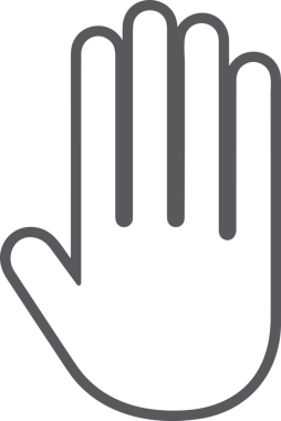 Web, Uygulama, UI / UX, Mobil Arayüz, Akıllı Teknoloji Tasarımı, Dijital Markalaşma, Kullanıcı Etkileşimi Sembolü ve Temiz Tek Renk Biçiminde Modern Grafik Elementi içeren PNG Biçimli El Simgesi Logosu