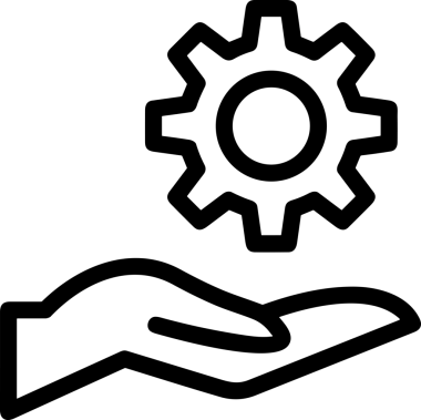 Web, Uygulama, UI / UX, Mobil Arayüz, Akıllı Teknoloji Tasarımı, Dijital Markalaşma, Kullanıcı Etkileşimi Sembolü ve Temiz Tek Renk Biçiminde Modern Grafik Elementi içeren PNG Biçimli El Simgesi Logosu