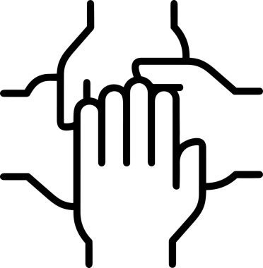 Web, Uygulama, UI / UX, Mobil Arayüz, Akıllı Teknoloji Tasarımı, Dijital Markalaşma, Kullanıcı Etkileşimi Sembolü ve Temiz Tek Renk Biçiminde Modern Grafik Elementi içeren PNG Biçimli El Simgesi Logosu