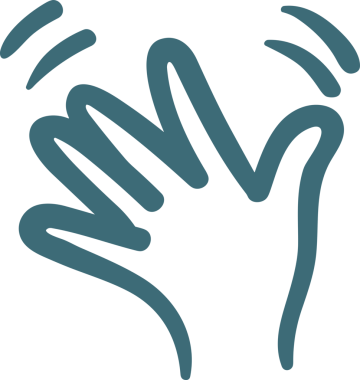 Web, Uygulama, UI / UX, Mobil Arayüz, Akıllı Teknoloji Tasarımı, Dijital Markalaşma, Kullanıcı Etkileşimi Sembolü ve Temiz Tek Renk Biçiminde Modern Grafik Elementi içeren PNG Biçimli El Simgesi Logosu