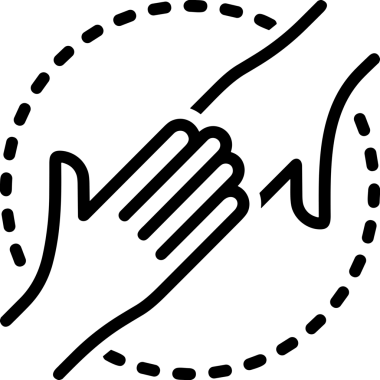 Web, Uygulama, UI / UX, Mobil Arayüz, Akıllı Teknoloji Tasarımı, Dijital Markalaşma, Kullanıcı Etkileşimi Sembolü ve Temiz Tek Renk Biçiminde Modern Grafik Elementi içeren PNG Biçimli El Simgesi Logosu