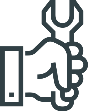 Web, Uygulama, UI / UX, Mobil Arayüz, Akıllı Teknoloji Tasarımı, Dijital Markalaşma, Kullanıcı Etkileşimi Sembolü ve Temiz Tek Renk Biçiminde Modern Grafik Elementi içeren PNG Biçimli El Simgesi Logosu