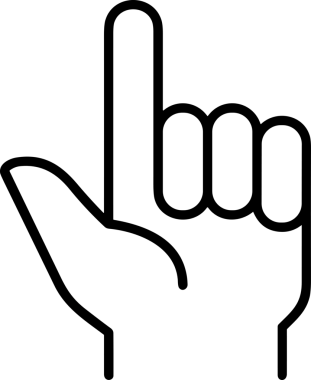 Web, Uygulama, UI / UX, Mobil Arayüz, Akıllı Teknoloji Tasarımı, Dijital Markalaşma, Kullanıcı Etkileşimi Sembolü ve Temiz Tek Renk Biçiminde Modern Grafik Elementi içeren PNG Biçimli El Simgesi Logosu