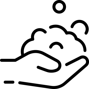 Web, Uygulama, UI / UX, Mobil Arayüz, Akıllı Teknoloji Tasarımı, Dijital Markalaşma, Kullanıcı Etkileşimi Sembolü ve Temiz Tek Renk Biçiminde Modern Grafik Elementi içeren PNG Biçimli El Simgesi Logosu