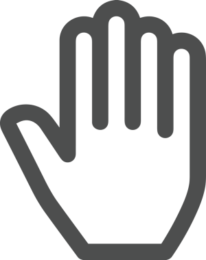 Web, Uygulama, UI / UX, Mobil Arayüz, Akıllı Teknoloji Tasarımı, Dijital Markalaşma, Kullanıcı Etkileşimi Sembolü ve Temiz Tek Renk Biçiminde Modern Grafik Elementi içeren PNG Biçimli El Simgesi Logosu