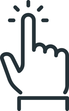 Web, Uygulama, UI / UX, Mobil Arayüz, Akıllı Teknoloji Tasarımı, Dijital Markalaşma, Kullanıcı Etkileşimi Sembolü ve Temiz Tek Renk Biçiminde Modern Grafik Elementi içeren PNG Biçimli El Simgesi Logosu